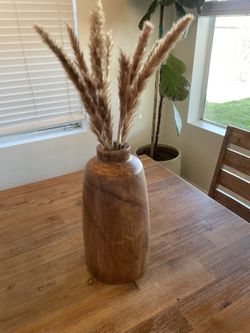 Wood Vase Decor