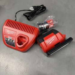 Milwaukee M12 Rover Light (NEW) + Charger + 1.5Ah Battery – $120 (Lawrenceville)