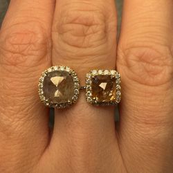 18k Fancy Colored Diamond Ring