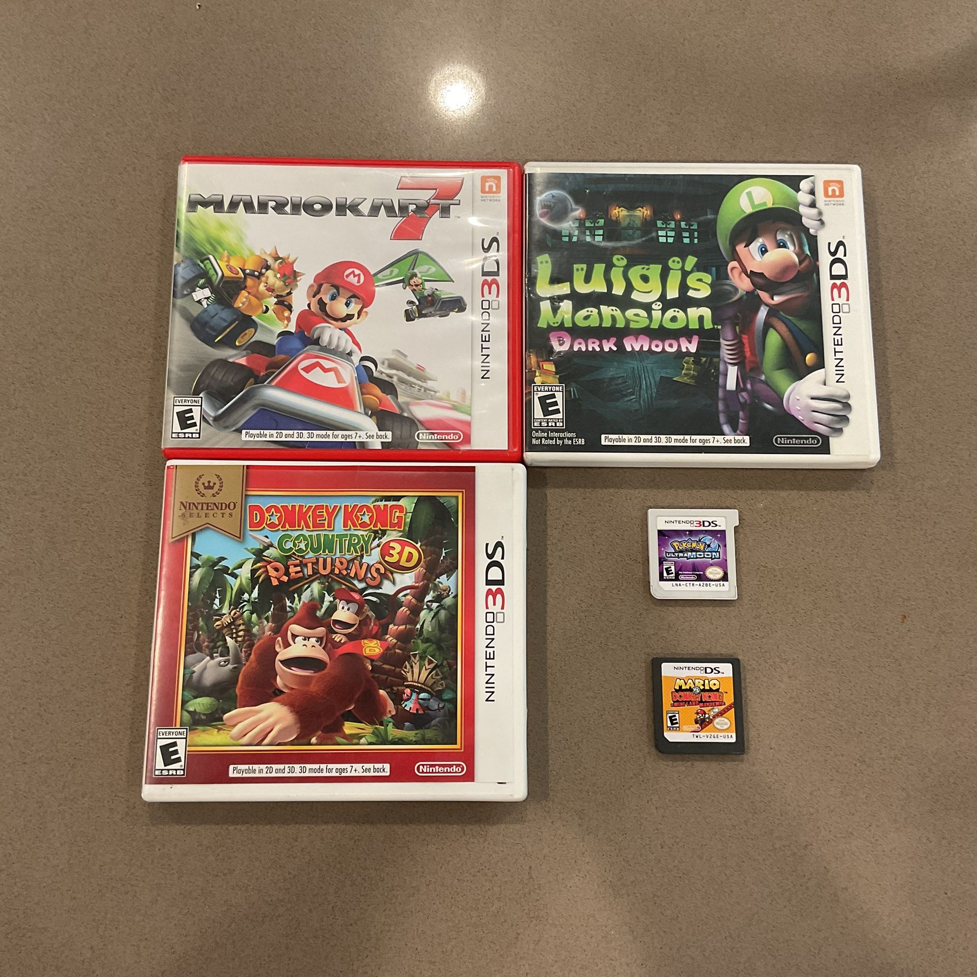 Nintendo 3DS Games Mario Pokemon