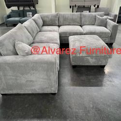 Sectional Sofa With Ottoman