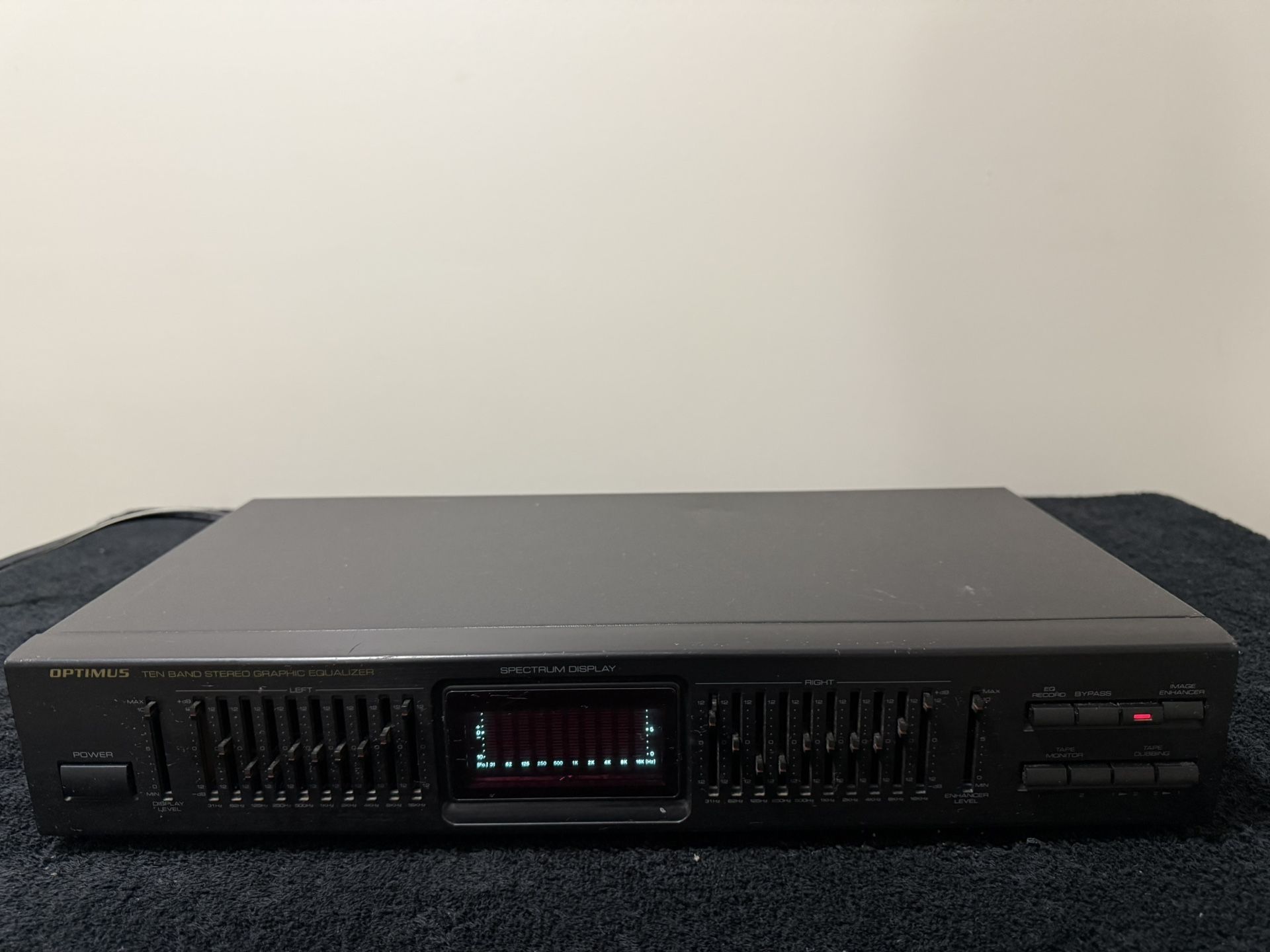 Optimus Ten Band Stereo Graphic Equalizer