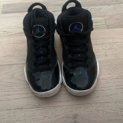 Kids Black And Blue Jordan’s 