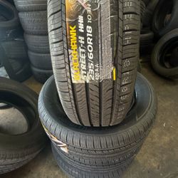 235-60-18 All 4 new  mounted and balance included