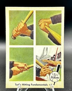1959 Fleer Ted Williams #71 Hitting Fundamentals (NM)