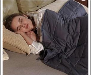 Gray Cotton Weighted Blanket