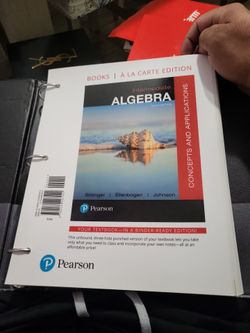 Pearson Intermediate Algebra Textbook
