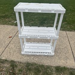 White Storage Shelf 