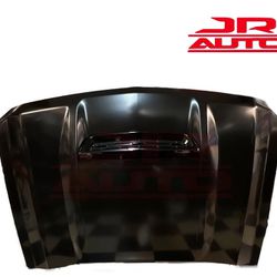 OEM HD Front Black Hood Chrome Scoop for 15-19 Chevy Silverado 2(contact info removed)HD