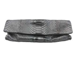 Bottega Veneta Navy Python Blue Clutch Handbag Mk0126lexzmia