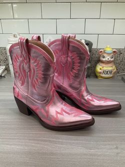 HOCHFART WESTERN BOOTS FOR WOMEN EMBROIDERED POINTED TOE COWGIRL BOOTS