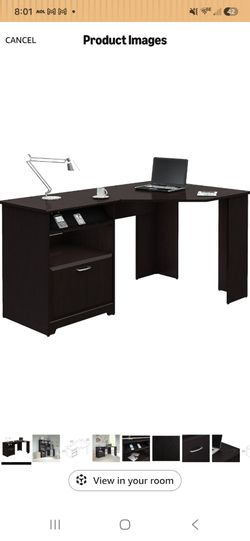 Dark desk