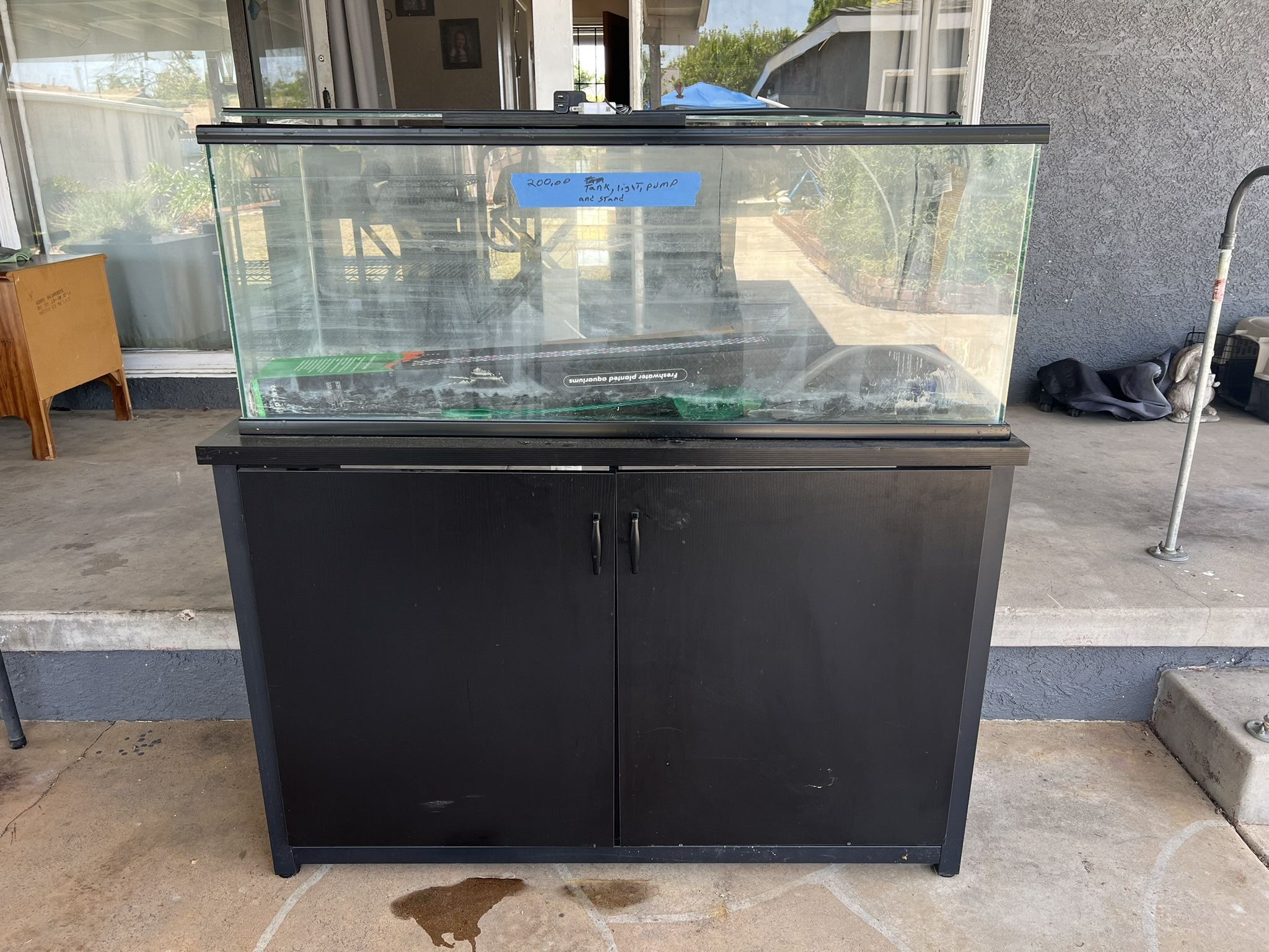 aquarium,light and stand