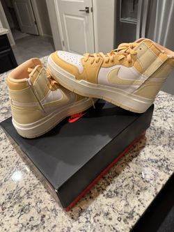 Woman’s Size 12 Air Jordan 1 Elevate High 'Celestial Gold'