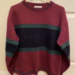 Vintage Guess Jeans USA Striped Sweater Sweatshirt Georges Marciano Size S