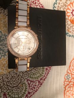 MICHAEL KORS white watch