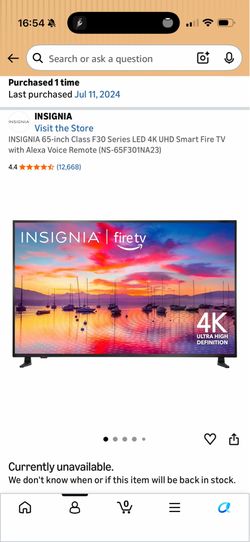 65 inch insignia TV