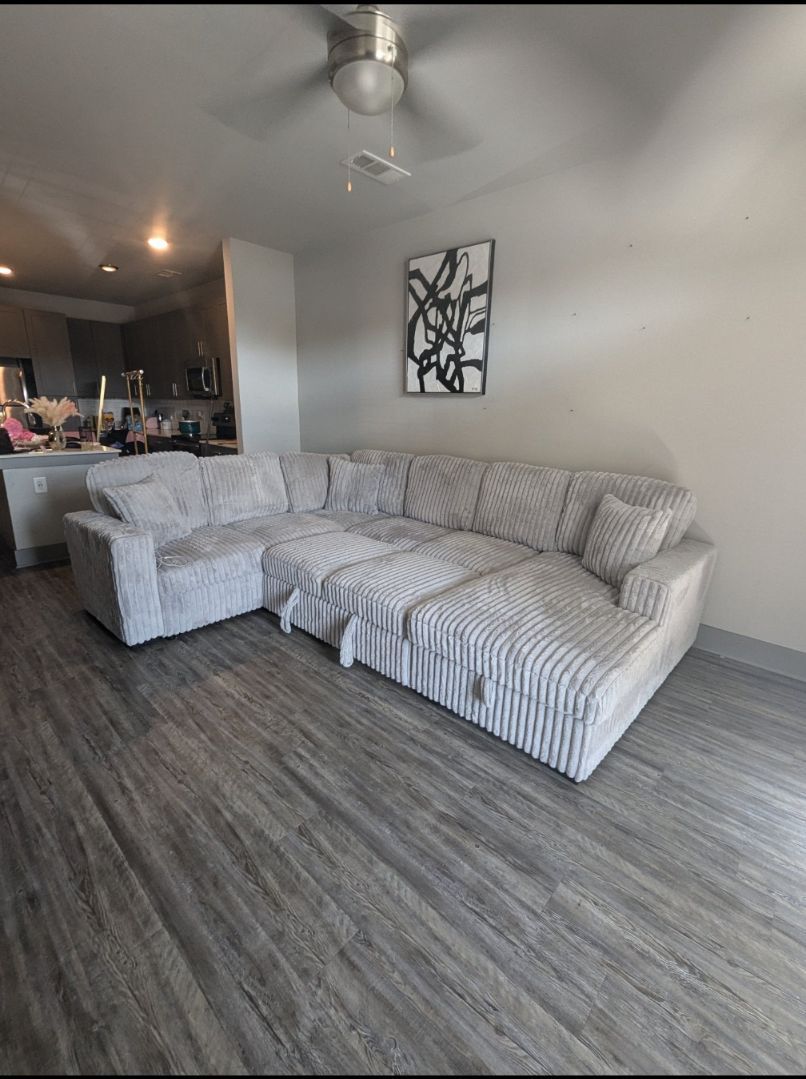 Oversized Sleeper Sectional w Phone Charger