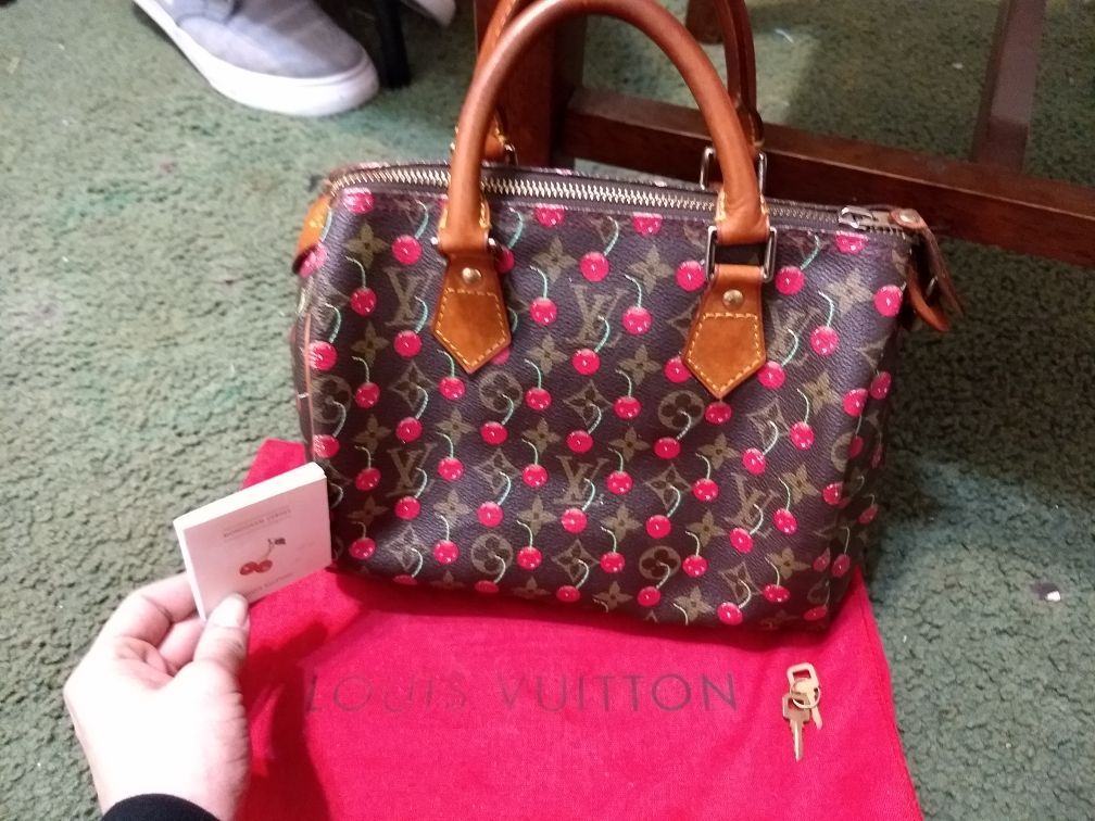 Authentic Louis Vuitton cherry handbag