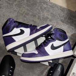 Jordan 1 court purple