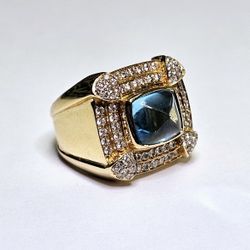 Gold Diamond Cluster Ring #12355