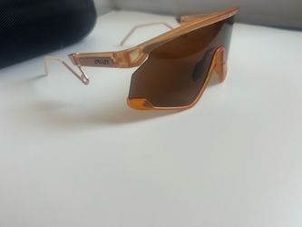 Oakley Shield Sunglasses Orange Brown Lens