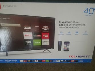 40 inch tcl 4k smart tv