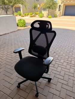 Ergonomic Mesh Office Chair w/ Headrest & Lumbar Support