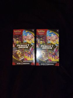 Pokemon perfect order booster bundles