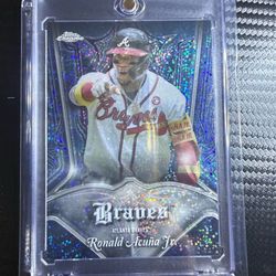 Topps Chrome Ronald Acuna Jr