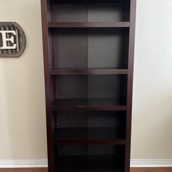 2- Book Shelf Cabinet- 5 Shelf Bookcase, 6 Feet Tall