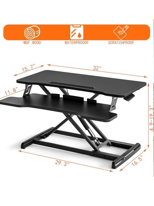 l ENGiNDOT Height Adjustable Standing Desk
