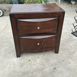 Wooden Nightstand