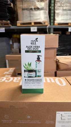 ArtNaturals Aloe Vera Gel Duo Hydrating 12 + 8 fl oz