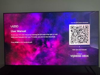 65” Vizio 4K QLED TV