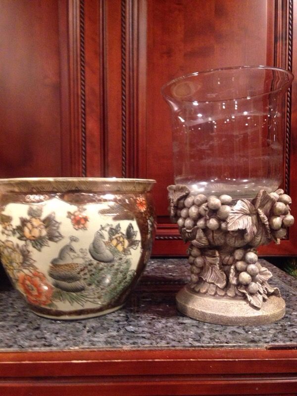 Two flowers vase $25 for both