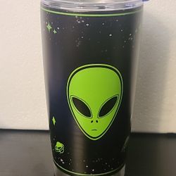 Tumbler 20oz Travel Mug Cup Vacuum Insulated Stainless Steel Alien Head