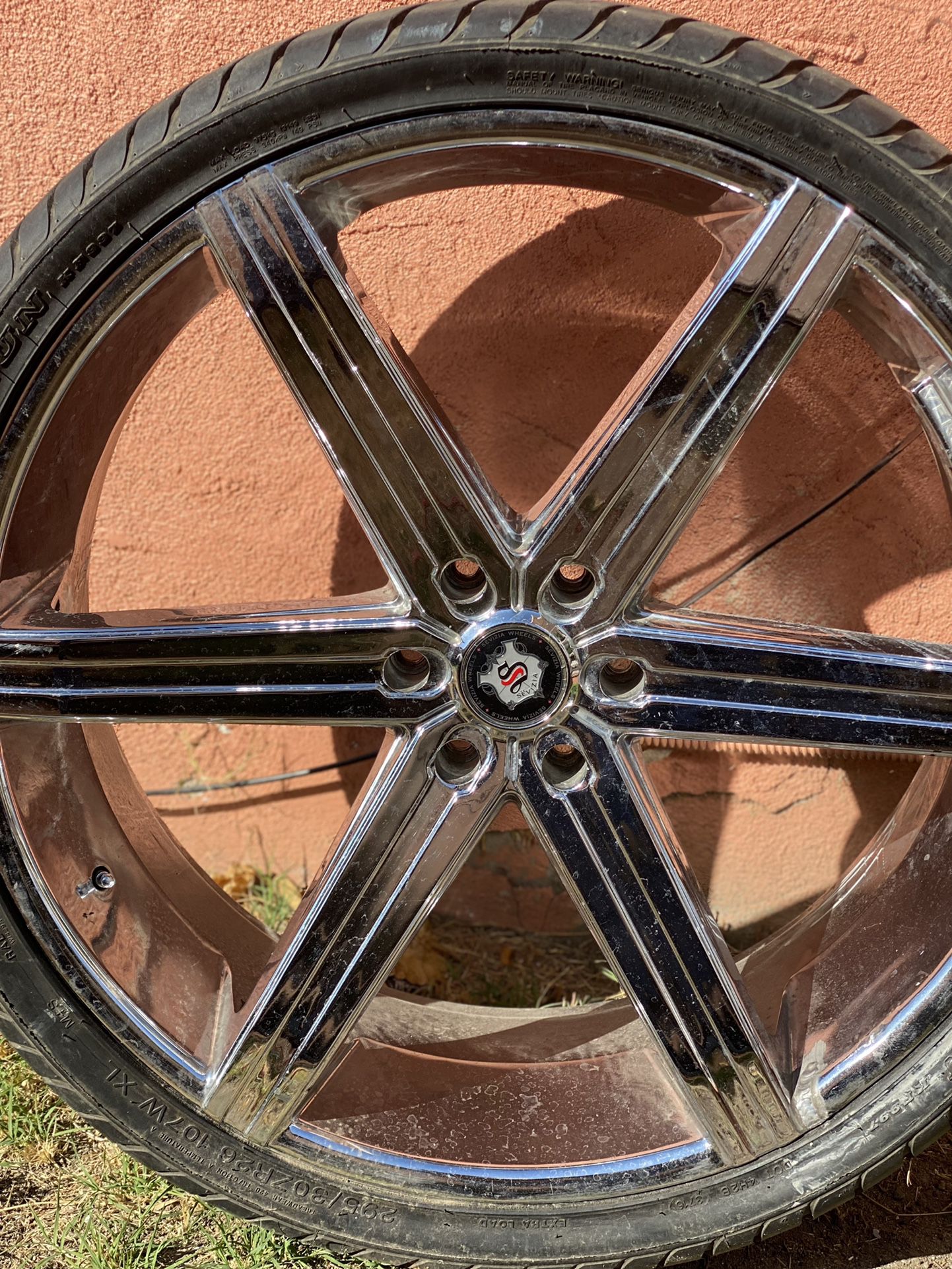 26 Inch Rims With Tires 6 Lugs 