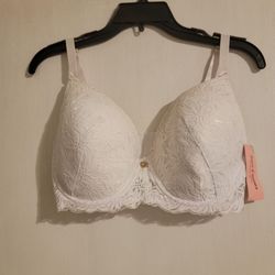 Juicy Couture White Lace Sexy Push Up Bra New