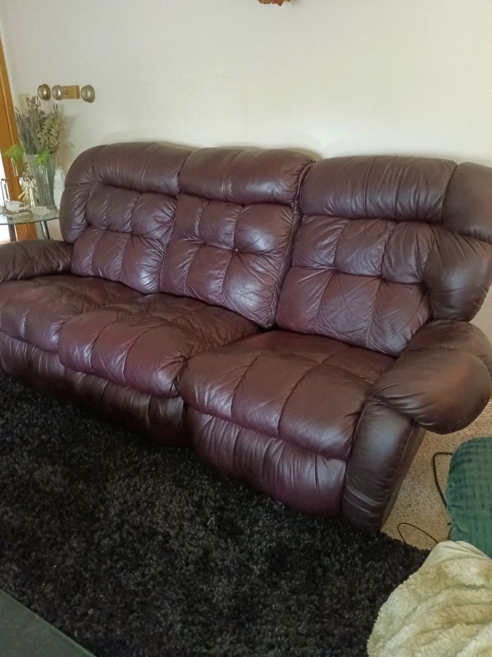 Heavy Leather Couch