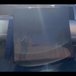 FIBERGLASS TRUCK BED COVER CHARCOAL GRAY