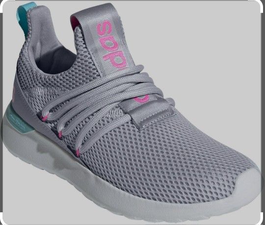 Kids Tennis Shoes Adidas Lite Racer Pink grey (9 Pairs)