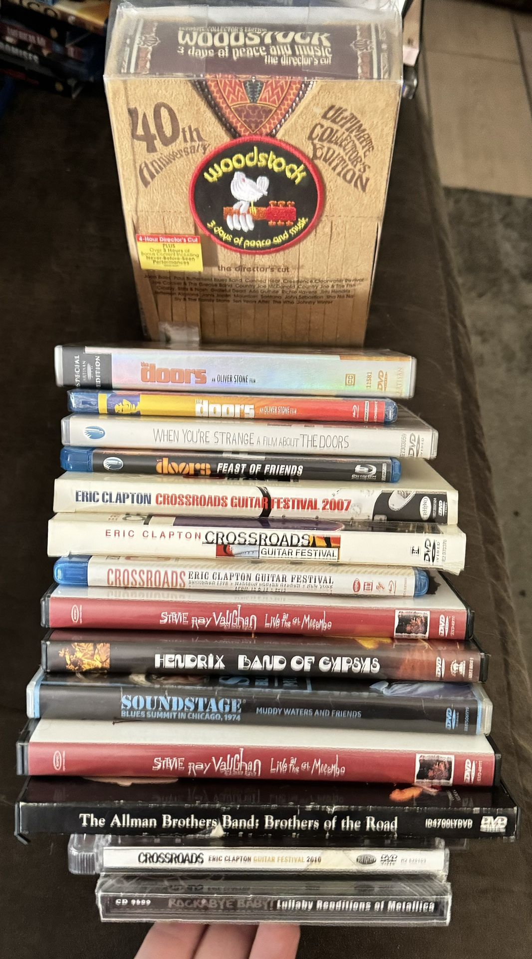 CLASSIC ROCK DVD, BLU RAY MOVIES or CD- $1.00 Each