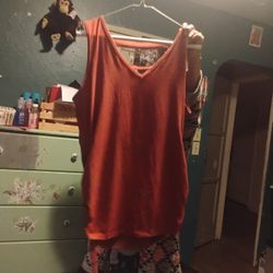 Brown Blouse Size Medium