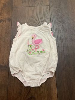 Girl flamingo mud pie shirt size 6/9 months #10