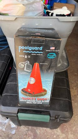 Pool guard safety buoy