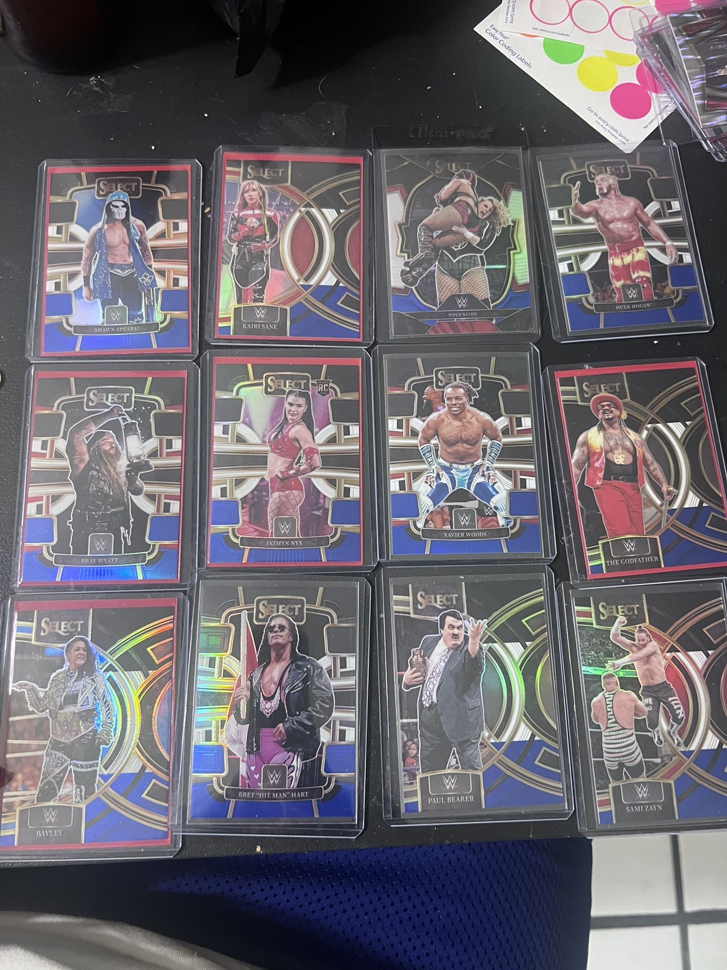WWE Numbered Cards