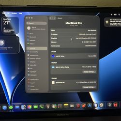 MacBook Pro 16 Inch 2019 Touch Bar