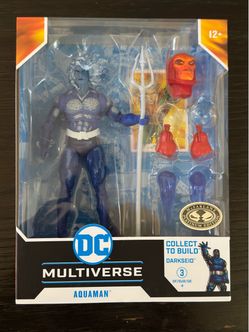 McFarlane Aquaman Justice League Task Force Platinum Chase