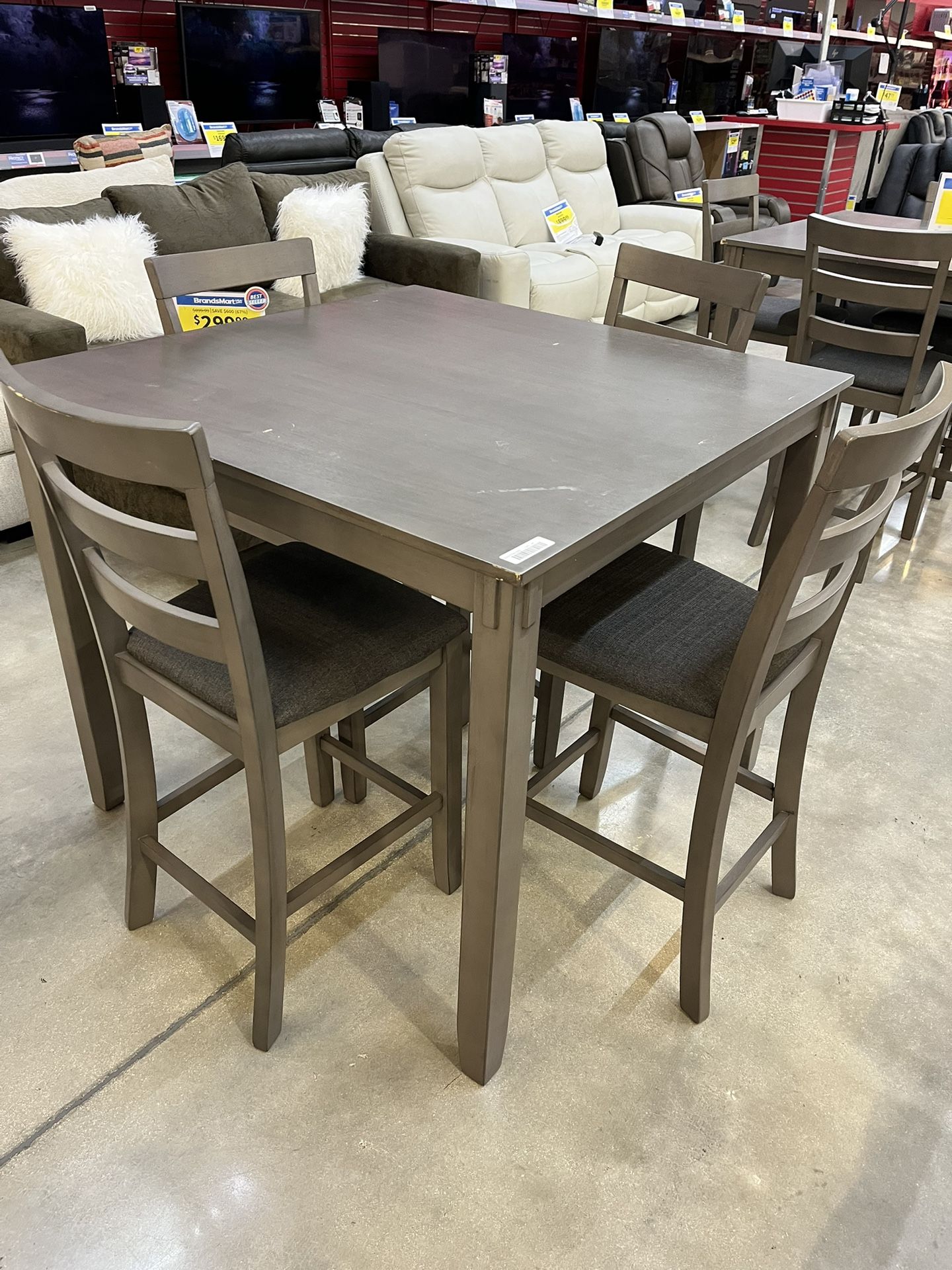 Ashley Bridson Counter Height Dining Table and 4 Bar Stools Set MSRP 699